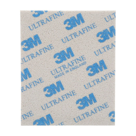 3M 02601 2601 Softback Sanding Sponge, Ultrafine, Aluminum Oxide, Gray, 4-1/2 in x 5-1/2 in, Wet or Dry (7000000592) (120 Pack)
