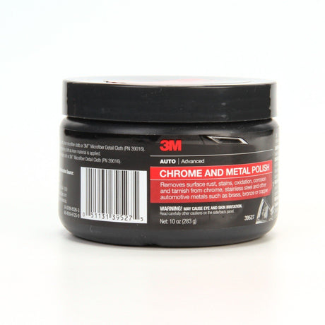 3M 39527 Chrome and Metal Polish, 10 oz for Wheels Trim and Bumpers (7000000594)  - (6Pack)