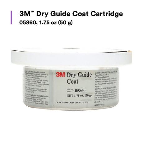3M 05860 5860 Dry Guide Coat Cartridge Refill, Carbon Black Powder, Dark Gray, 1.75 oz 50 g (7000000596)  - (10Pack) - 2