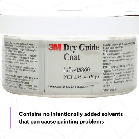 3M 05860 5860 Dry Guide Coat Cartridge Refill, Carbon Black Powder, Dark Gray, 1.75 oz 50 g (7000000596)  - (10Pack) - 3