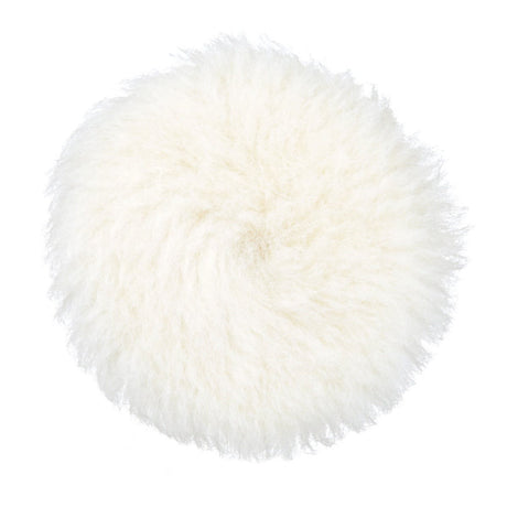 3M 85079 Hookit Knit Buffing Pad Hook and Loop Wool White 5-1/4 in (7000000599) (50 Pack)