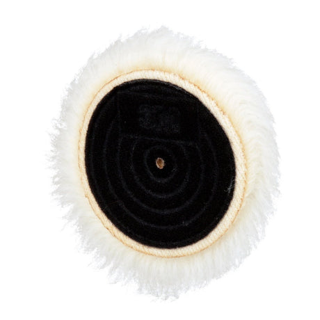 3M 85079 Hookit Knit Buffing Pad Hook and Loop Wool White 5-1/4 in (7000000599) (50 Pack) - 3