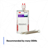 3M 08115 Panel Bonding Adhesive Two-Part Epoxy, Black, 200 mL Cartridge for Auto Body Panels, Bonds Steel, Aluminum, SMC & FRP (08115) (7000000610)  - (6Pack) - 3