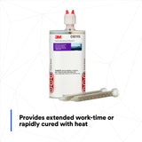 3M 08115 Panel Bonding Adhesive Two-Part Epoxy, Black, 200 mL Cartridge for Auto Body Panels, Bonds Steel, Aluminum, SMC & FRP (08115) (7000000610)  - (6Pack) - 4