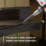 3M 08115 Panel Bonding Adhesive Two-Part Epoxy, Black, 200 mL Cartridge for Auto Body Panels, Bonds Steel, Aluminum, SMC & FRP (08115) (7000000610)  - (6Pack) - 9