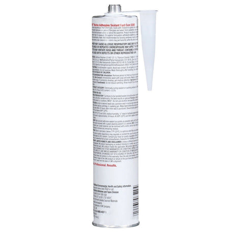 3M 5200FC 6520 Marine Adhesive Sealant Fast Cure, White, 10 fl oz Cartridge for Above and Below Waterline (7000000629)  - (12Pack) - 3