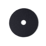 3M 08278 7300 High Productivity Floor Pad, Black, 20 in Diameter, Center Hole (7000000654) (5 Pack)