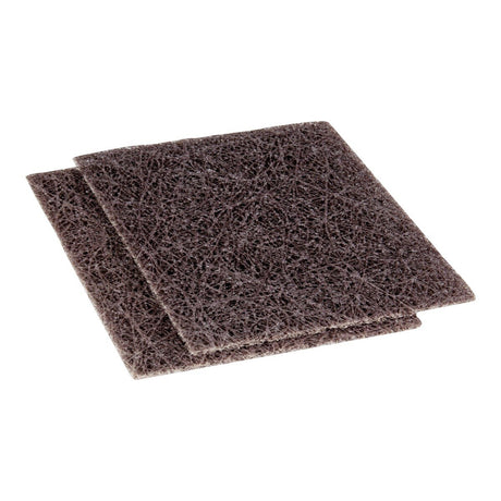 3M Scotch-Brite Heavy Duty Griddle Pad, Brown, 4-1/2 in x 5-1/2 in (Pad 82) (7000000655) (40 Pack)