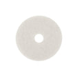 3M White Super Polish Pad 4100 Floor Buffing Pad, Fine, White, 20 in x 1 in, Center Hole (7000000665) (5 Pack)