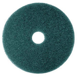 3M 5300 Blue Cleaner Pad, Blue, 17 in (7000000674) (5 Pack)