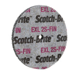 3M XL-UW Scotch-Brite EXL Unitized Wheel, 2S Fine, SiC, Gray, 3 in x 1/4 in x 1/4 in (7000000692) (40 Pack) - 4
