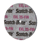 3M XL-UW Scotch-Brite EXL Unitized Wheel, 2S Fine, SiC, Gray, 3 in x 1/4 in x 1/4 in (7000000692) (40 Pack) - 5