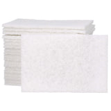 3M HP-HP 7445 Scotch-Brite Light Cleansing Hand Pad, Super Fine, Nepheline Syenite, White, 6 in x 9 in, For Delicate Surfaces (7000000727) (60 Pack) - 2