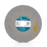 3M XL-WL Cubitron EXL Deburring Wheel - 8A Medium Grit Aluminum Oxide - Metal Deburring, Finishing and Polishing Wheel - Convolute - 6" x 1" x 1" (7000000734) (3 Pack) - 3