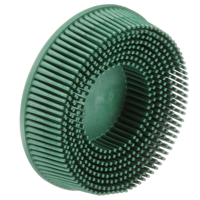 3M RD-ZB Scotch-Brite Roloc Bristle Disc, 50, TR, Green, 3 in x 5/8 in, Tapered (7000000745) (40 Pack)