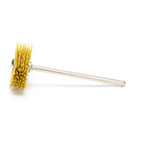 3M 07544 Scotch-Brite Radial Bristle Disc, Ceramic, 80 Grit, Yellow, 3/4 in x 1/16 in, Center Hole (7000000757) (192 Pack) - 2