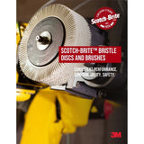 3M RB-ZB Scotch-Brite Radial Bristle Disc 1 in x 1/8 in, 50 Grit for Cleaning and Surface Conditioning (7000000761) (96 Pack) - 6