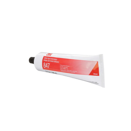 3M Nitrile High Performance Rubber and Gasket Adhesive 847, Brown, 5 oz Tube (847) (7000000794)  - (36Pack) - 3