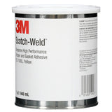 3M 1300 Scotch Neoprene Rubber and Gasket Adhesive, Yellow, 1 Quart Can (1300L) (7000000806)  - (12Pack) - 3