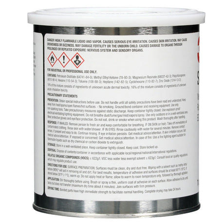 3M 1300 Scotch Neoprene Rubber and Gasket Adhesive, Yellow, 1 Quart Can (1300L) (7000000806)  - (12Pack) - 4