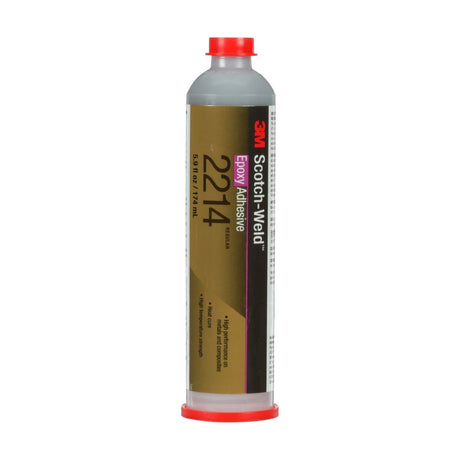 3M 2214 Scotch-Weld Epoxy Adhesive, Regular, Gray, 6 fl oz Cartridge (7000000811)  - (6Pack)