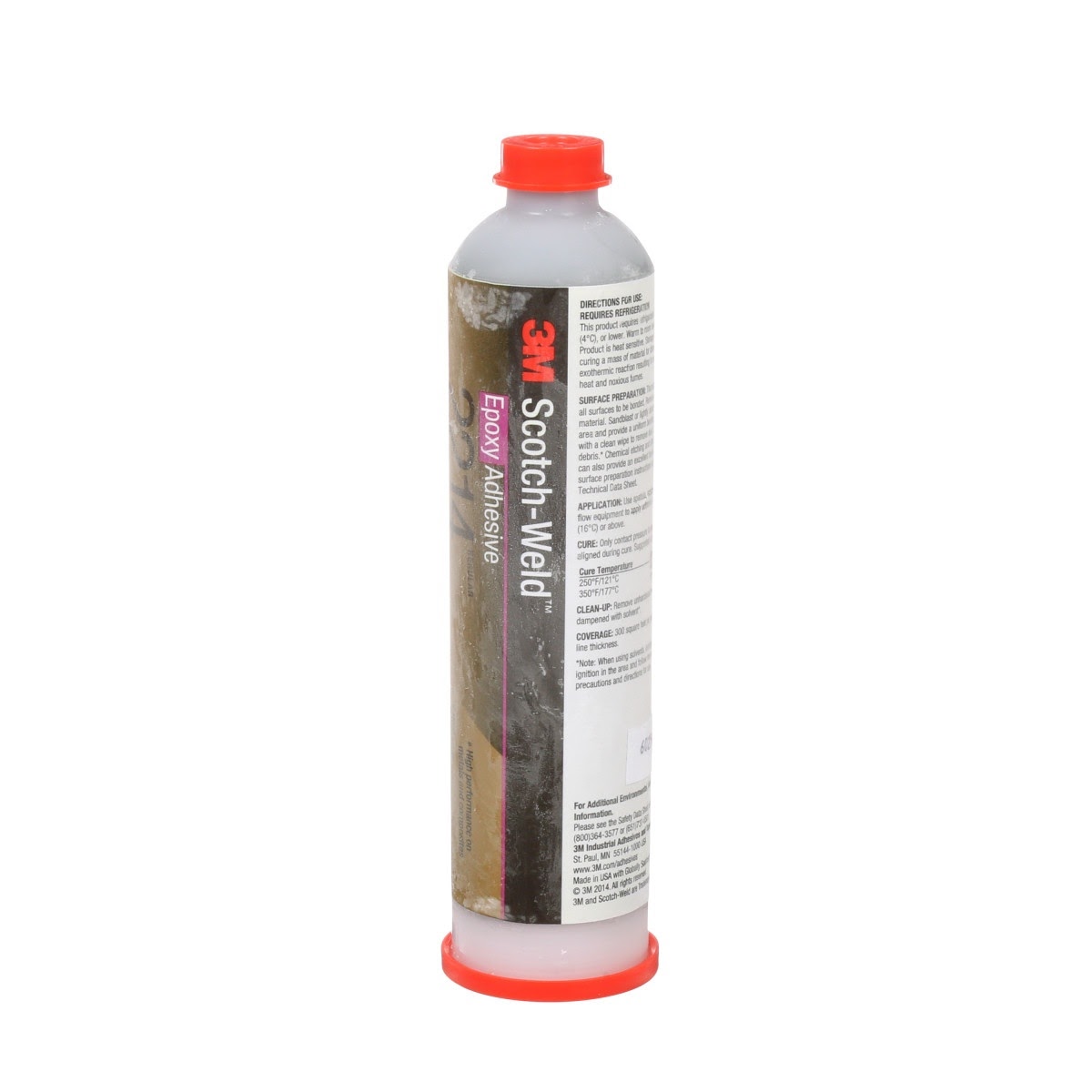 3M 2214 Scotch-Weld Epoxy Adhesive, Regular, Gray, 6 fl oz Cartridge (7000000811)  - (6Pack) - 5