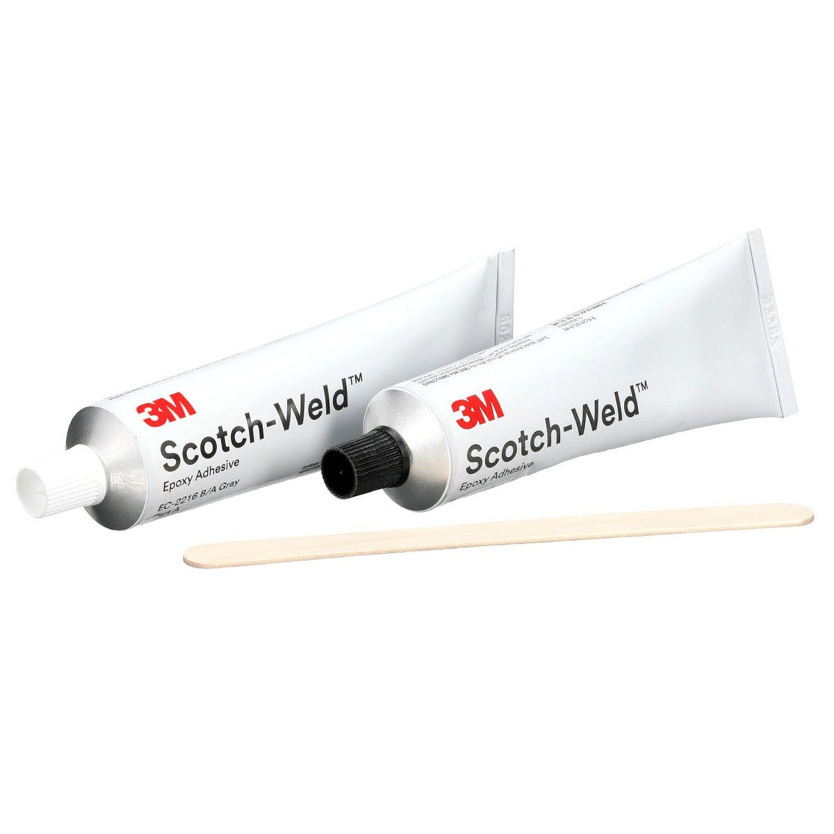 3M 2216 Epoxy Adhesive, Gray, Part B/A Tube Kit, 2 fl oz (59.1 mL) (7000000812) (36 Pack) - 3