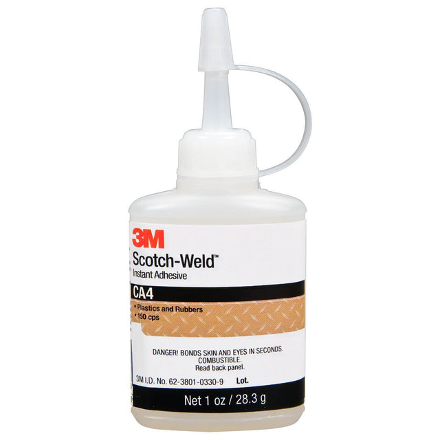 3M Scotch-Weld Instant Adhesive CA40, Clear, 1 fl oz Bottle (CA40) (7000000893)  - (12Pack)