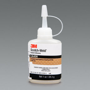 3M Scotch-Weld Instant Adhesive, Clear, 1 fl oz Bottle (CA40H) (7000000895)  - (12Pack)
