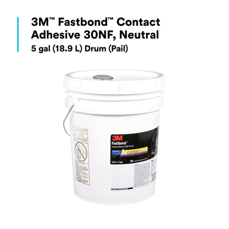 3M 30NF Contact Adhesive, Neutral, 5 Gallon Pail (7000000917) - 4