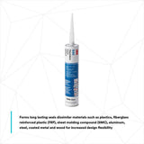 3M 540 Polyurethane Sealant White Cartridge 10.5 fl oz (7000000941) (12 Pack) - 5
