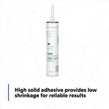 3M 08300 Ultrapro Autobody Sealant, Tan, 1/10 gal Cartidge (7000000946)  - (12Pack) - 5