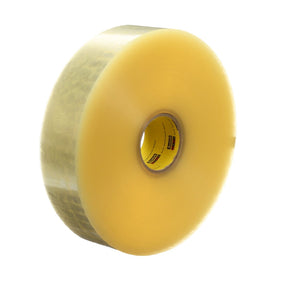 3M 375 Scotch Box Sealing Tape, Clear, 72 mm x 914 m (7000001199) (4 Pack)