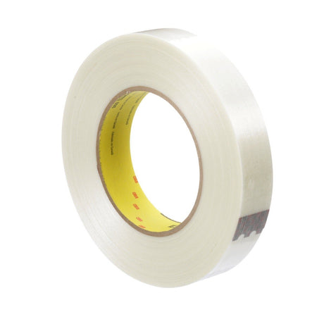 3M 898 Scotch Filament Tape, Clear, 24 mm x 55 m, 6.6 mil (7000001229) (36 Pack) - 3