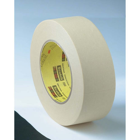 3M 232 High Performance Masking Tape , Tan, 72 mm x 55 m, 6.3 mil (7000001267) (12 Pack)