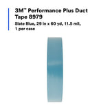 3M 8979 Performance Plus Duct Tape Heavy Duty, Slate Blue, 29 in x 60 yd, 12.1 mil (7000001486) - 5