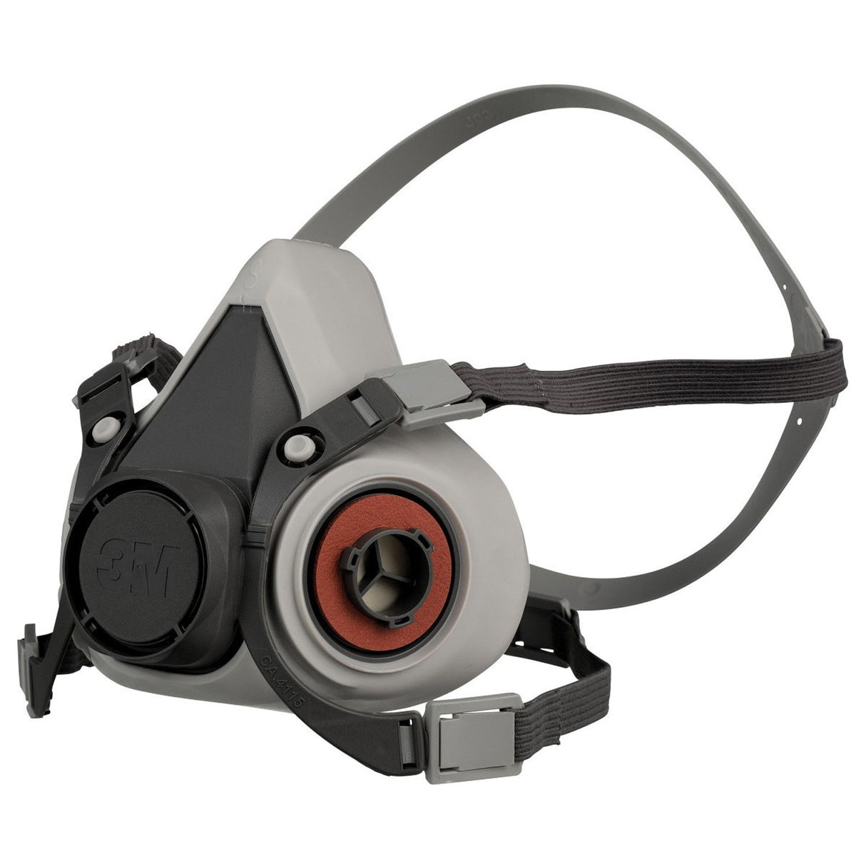 3M 6100 07024(AAD) Half Facepiece Reusable Respirator, Small, Bayonet Connections, NIOSH Approved, TPE (7000001932) (24 Pack) - 5
