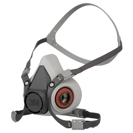 3M 6100 07024(AAD) Half Facepiece Reusable Respirator, Small, Bayonet Connections, NIOSH Approved, TPE (7000001932) (24 Pack) - 7