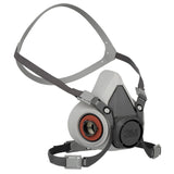 3M 6100 07024(AAD) Half Facepiece Reusable Respirator, Small, Bayonet Connections, NIOSH Approved, TPE (7000001932) (24 Pack) - 8
