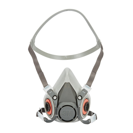 3M 07025 6200 Half Facepiece Reusable Respirator, 6000 Series, Medium, Bayonet Connection, NIOSH Approved, Dual Airline Compatible (7000001933) - 2
