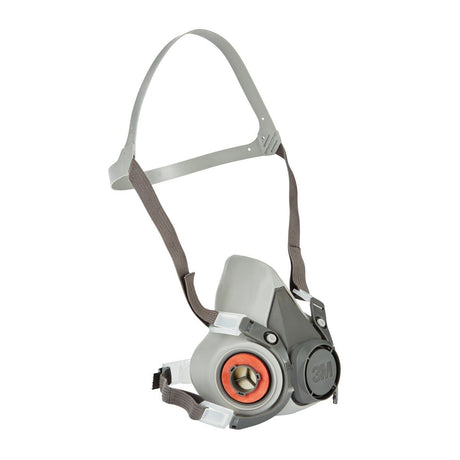 3M 07025 6200 Half Facepiece Reusable Respirator, 6000 Series, Medium, Bayonet Connection, NIOSH Approved, Dual Airline Compatible (7000001933) - 9