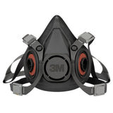 3M 07026 6300 Half Facepiece Reusable Respirator, Large, Thermoplastic Elastomer, Bayonet Connection, NIOSH Approved, Dual Airline and PAPR Compatible (7000001934) (24 Pack)