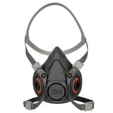 3M 07026 6300 Half Facepiece Reusable Respirator, Large, Thermoplastic Elastomer, Bayonet Connection, NIOSH Approved, Dual Airline and PAPR Compatible (7000001934) (24 Pack) - 3