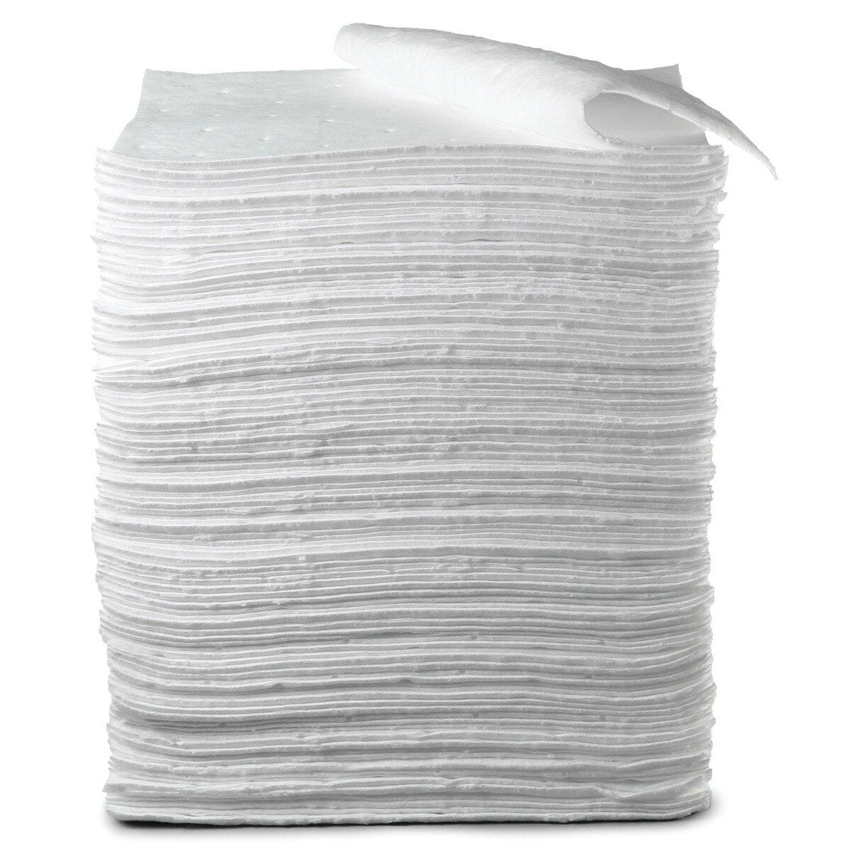 3M HP-156 Petroleum Sorbent Pad, High Capacity, White, 19 in x 17 in, Oil Only (7000001941) (100 Pack)