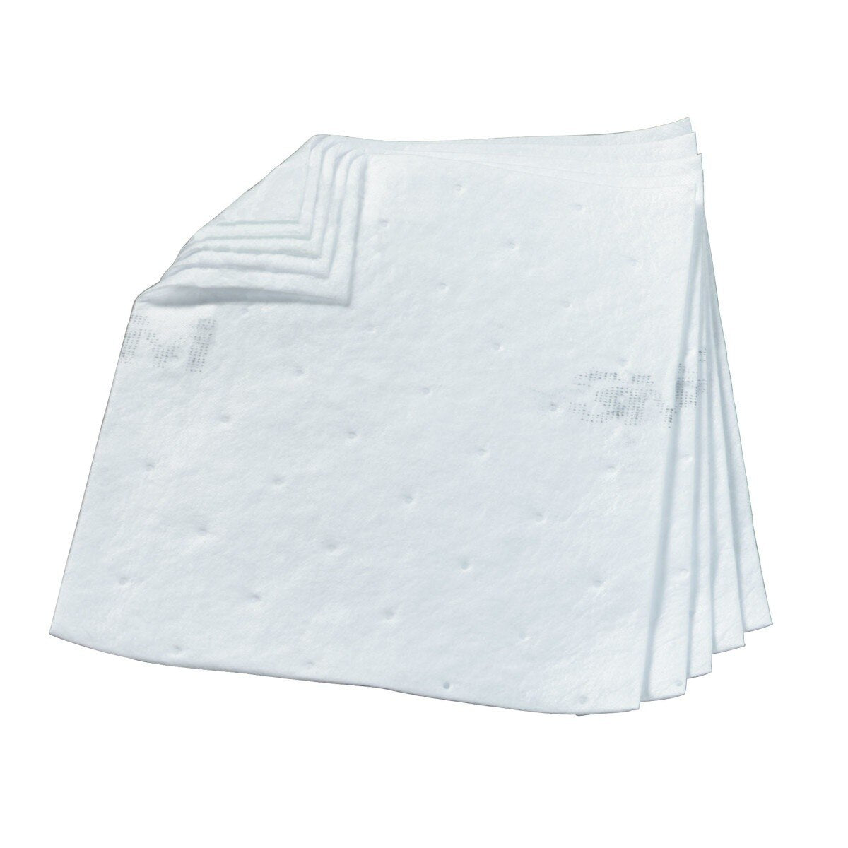 3M HP-156 Petroleum Sorbent Pad, High Capacity, White, 19 in x 17 in, Oil Only (7000001941) (100 Pack) - 2