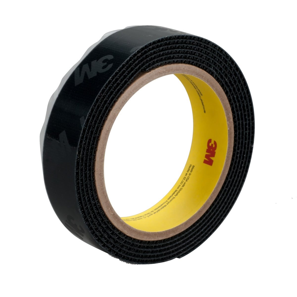 3M SJ3572 Hook Fastener, Black, 5/8 in x 50 yd Roll (7000001964)  - (4Pack)