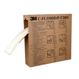 3M C-FL550DD/P-F2001 Chemical Sorbent Folded Roll High Capacity Yellow 5 in x 50 ft 3 Box Case (7000002024)  - (3Pack) - 5