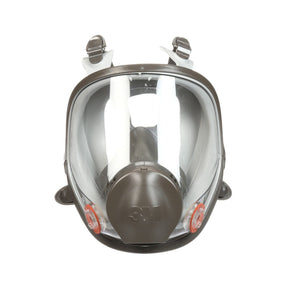 3M 6700 Full Facepiece Reusable Respirator 6000 Series, Small, Gray, Bayonet Connection, Cool Flow Valve (7000002029) (4 Pack)