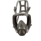 3M 54146 6800 Full Facepiece Reusable Respirator, Medium, Gray, Silicone Face Seal, 4-Point Harness, Bayonet Connection (7000002030) (4 Pack)