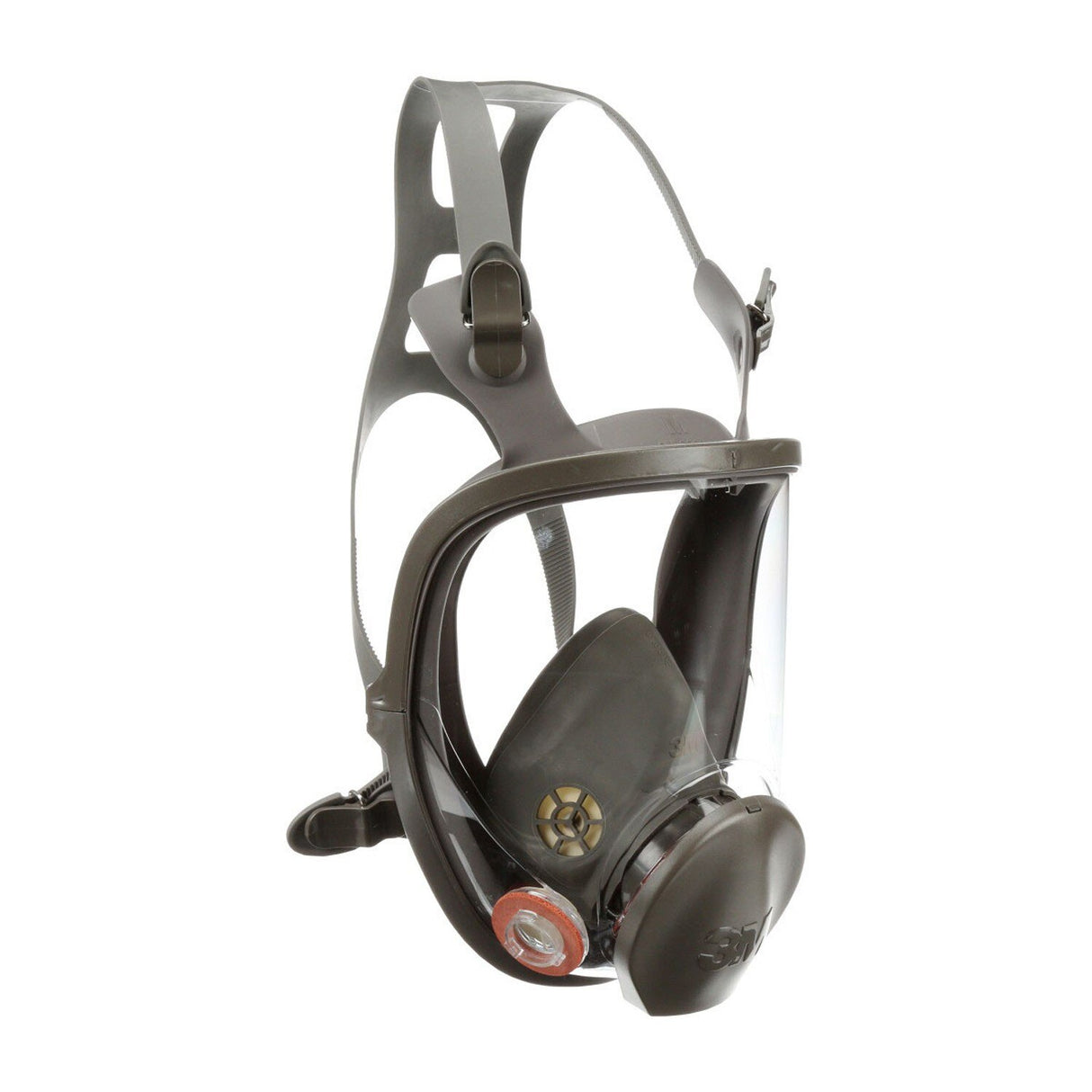 3M 54146 6800 Full Facepiece Reusable Respirator, Medium, Gray, Silicone Face Seal, 4-Point Harness, Bayonet Connection (7000002030) (4 Pack) - 2